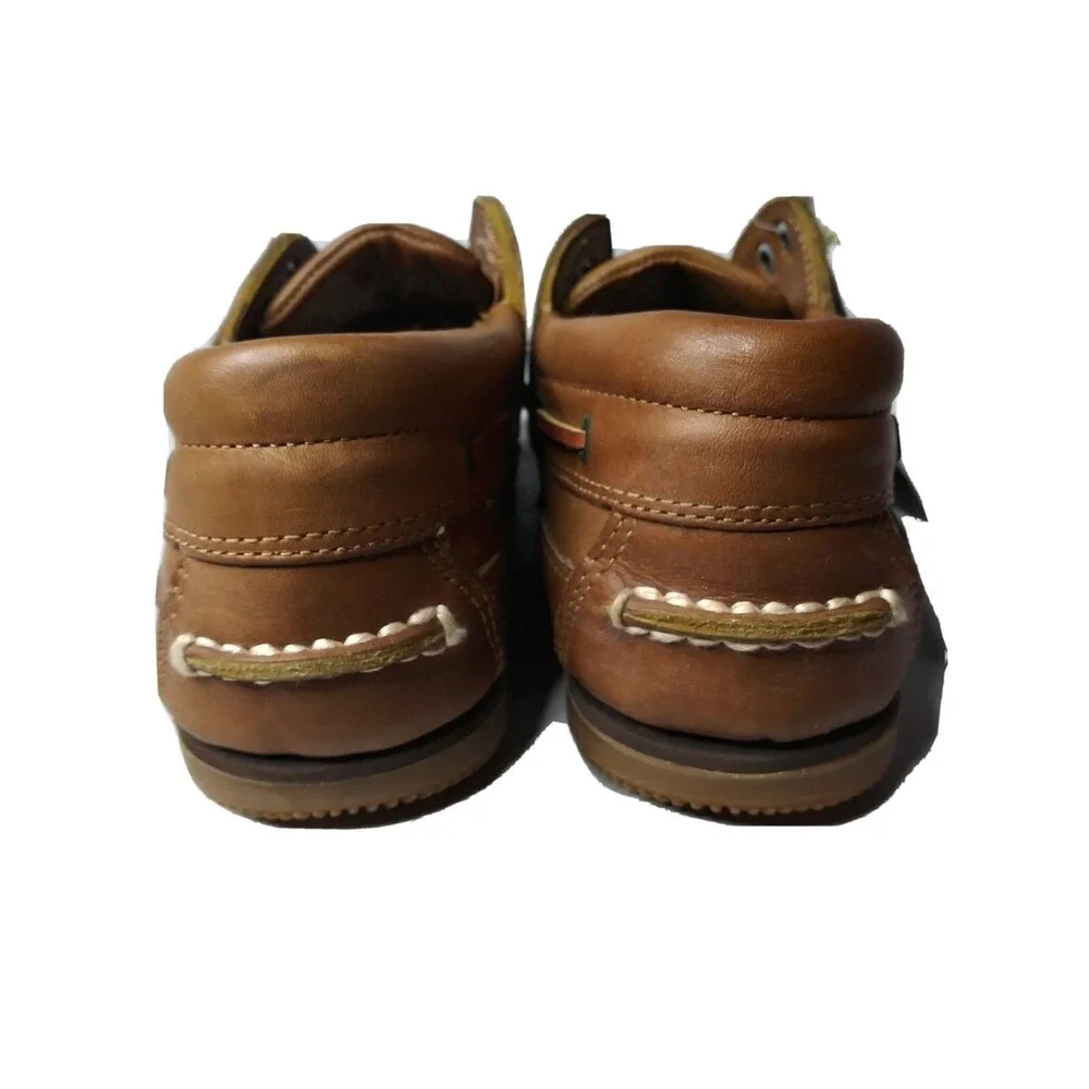 Eagle Mountain Leather Boat Shoes Mens Size 9.5 Casual Moc Toe